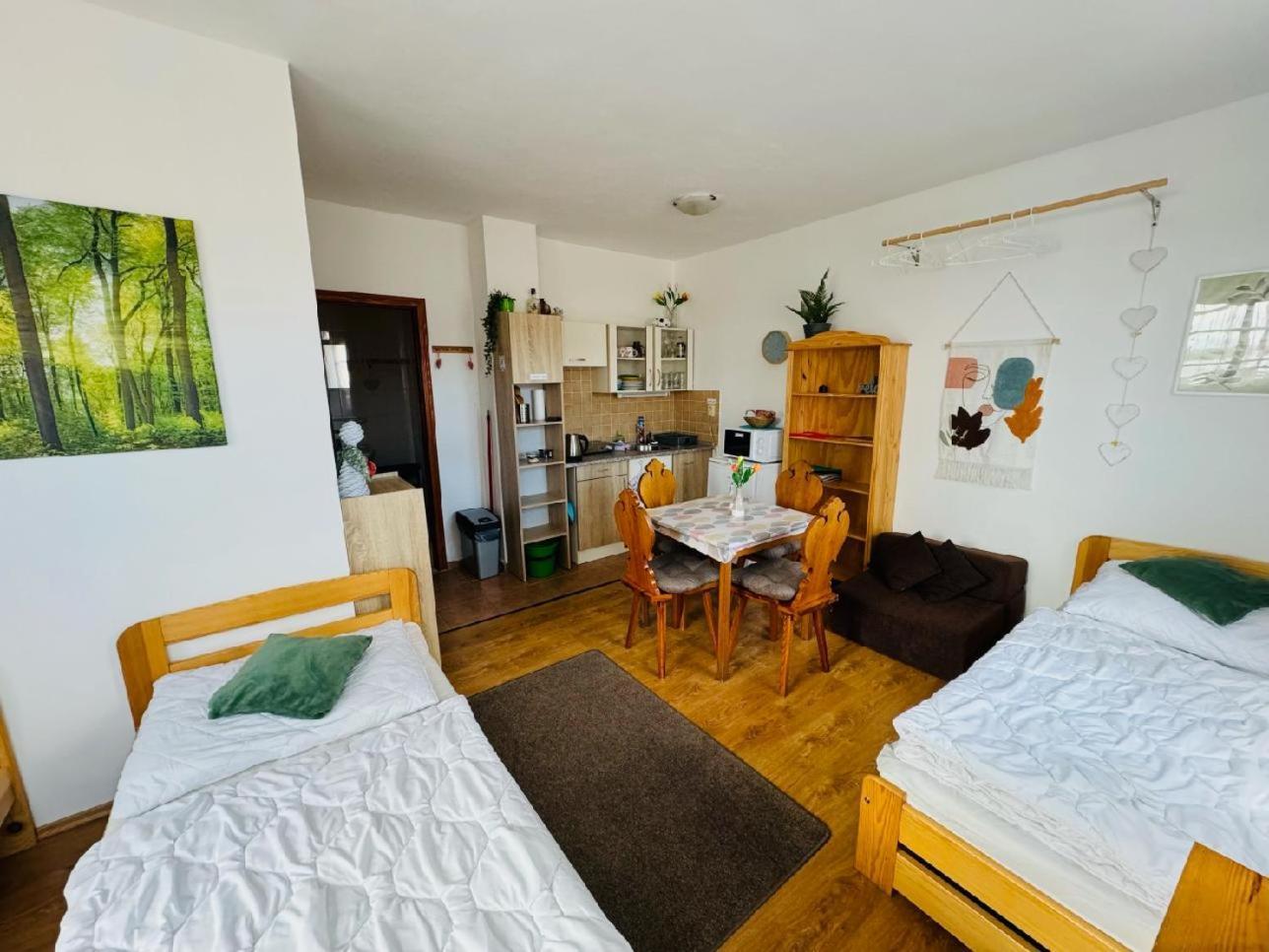 Apartmány Srub Jenišov Horní Planá Exterior foto