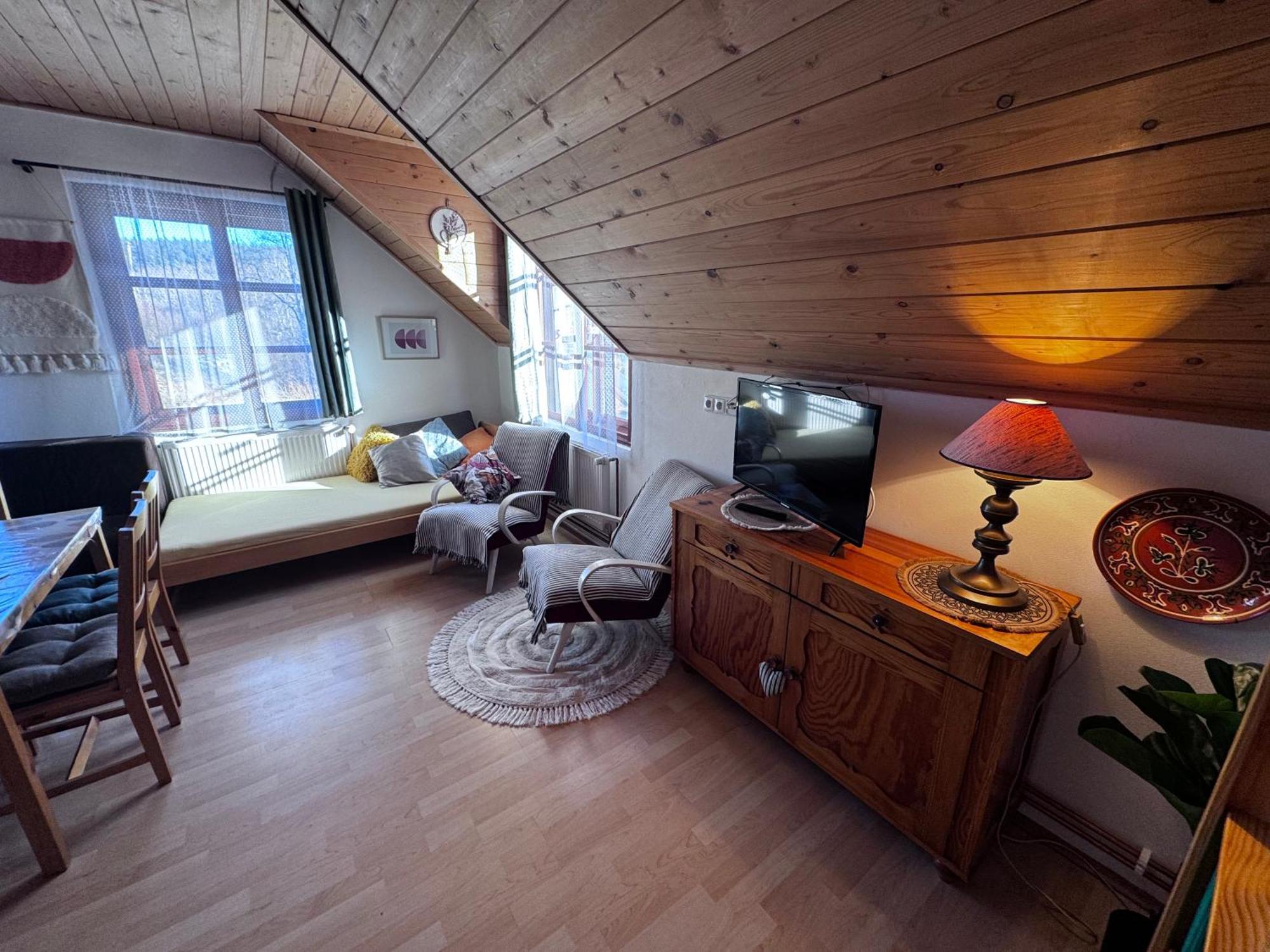 Apartmány Srub Jenišov Horní Planá Exterior foto