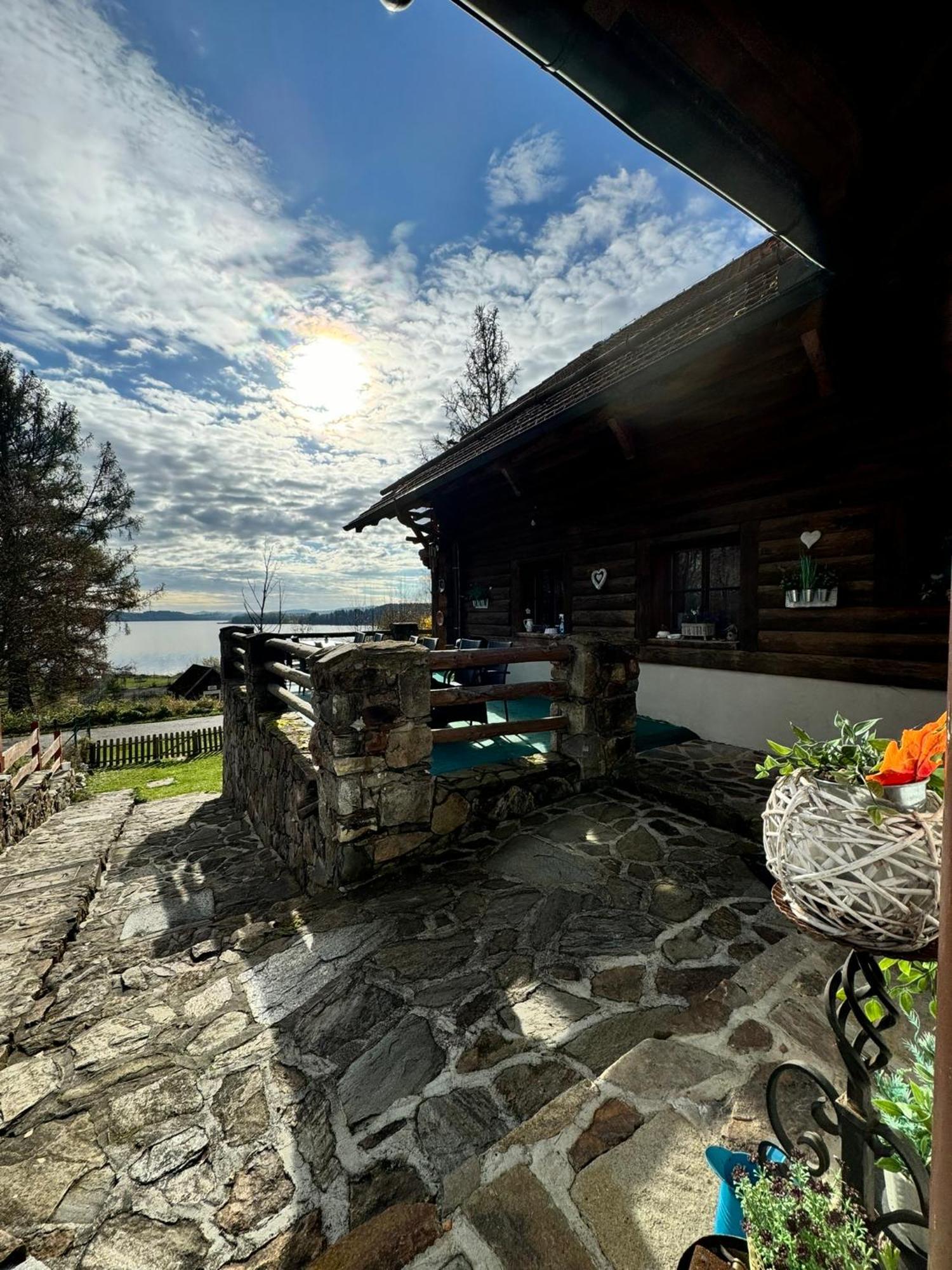 Apartmány Srub Jenišov Horní Planá Exterior foto